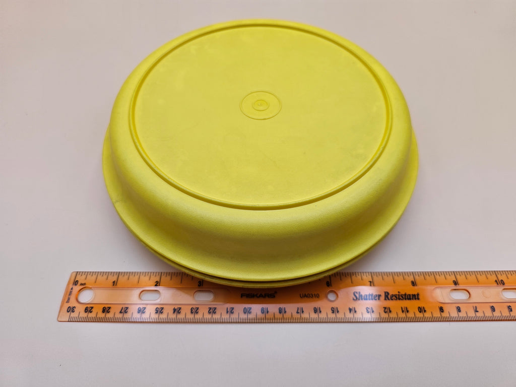 Vintage Yellow Tupperware Seal-N-Serve Bowl with Lid 1336 1337