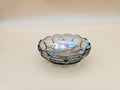 Vintage Federal Glass Petal Smoke Iridescent Carnival Glass Bowl – 5.25 Inch