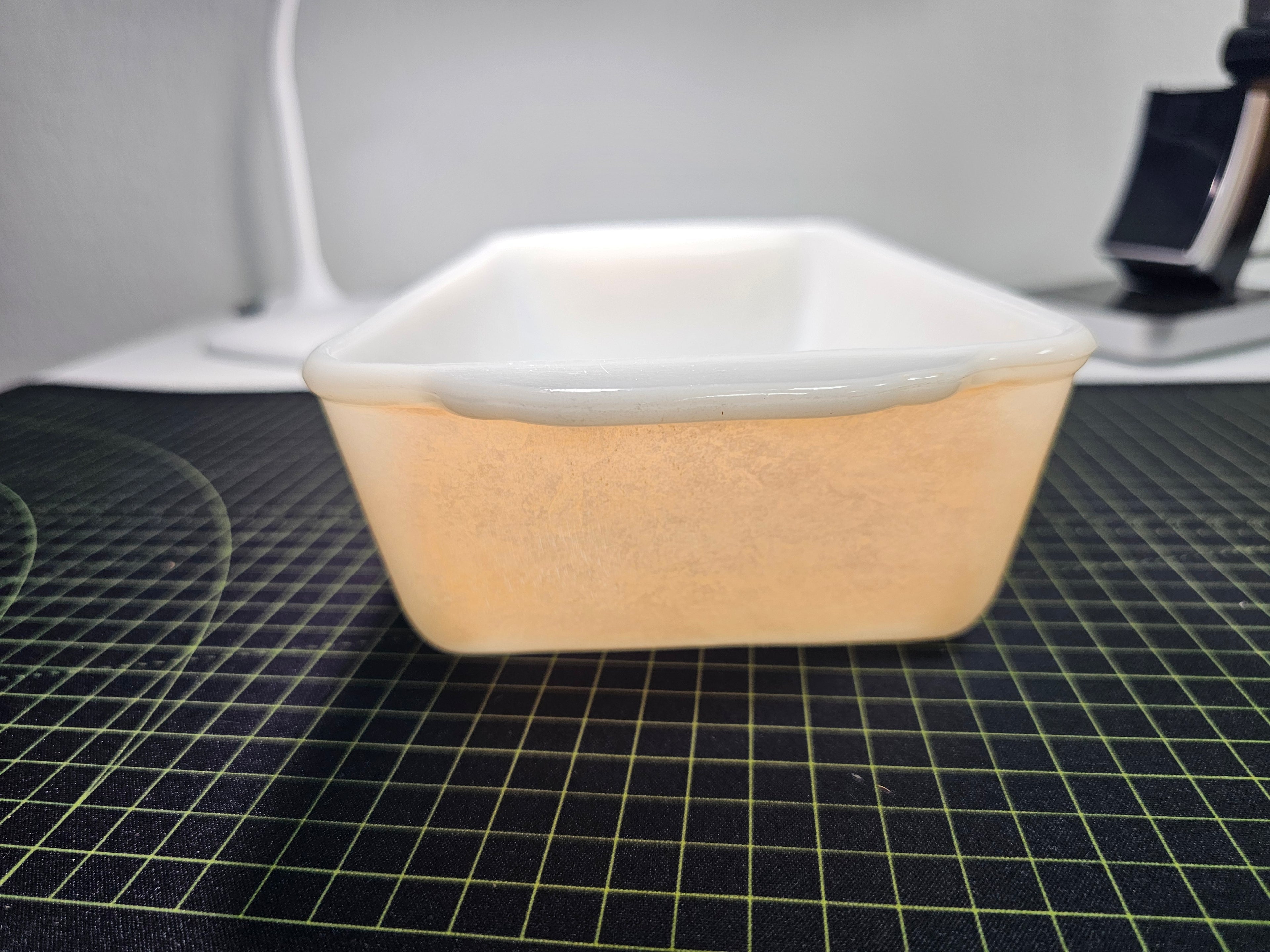 Vintage Fire-King Peach Lustre Rectangular Baking Dishes No. 409 & 410 – Set of 2