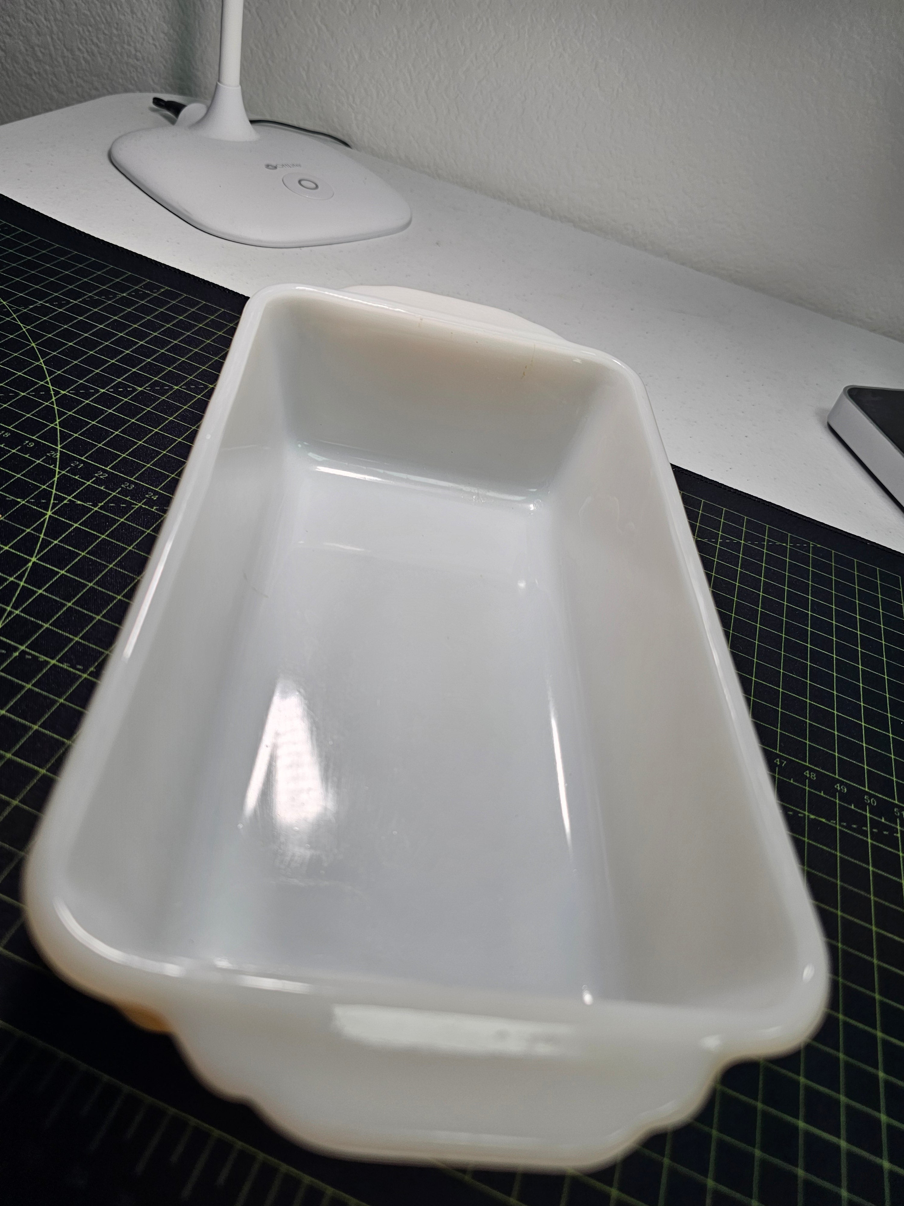 Vintage Fire-King Peach Lustre Rectangular Baking Dishes No. 409 & 410 – Set of 2
