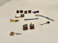 Vintage Men’s Cufflinks, Tie Bars & Tie Tacks Mixed Accessory Lot