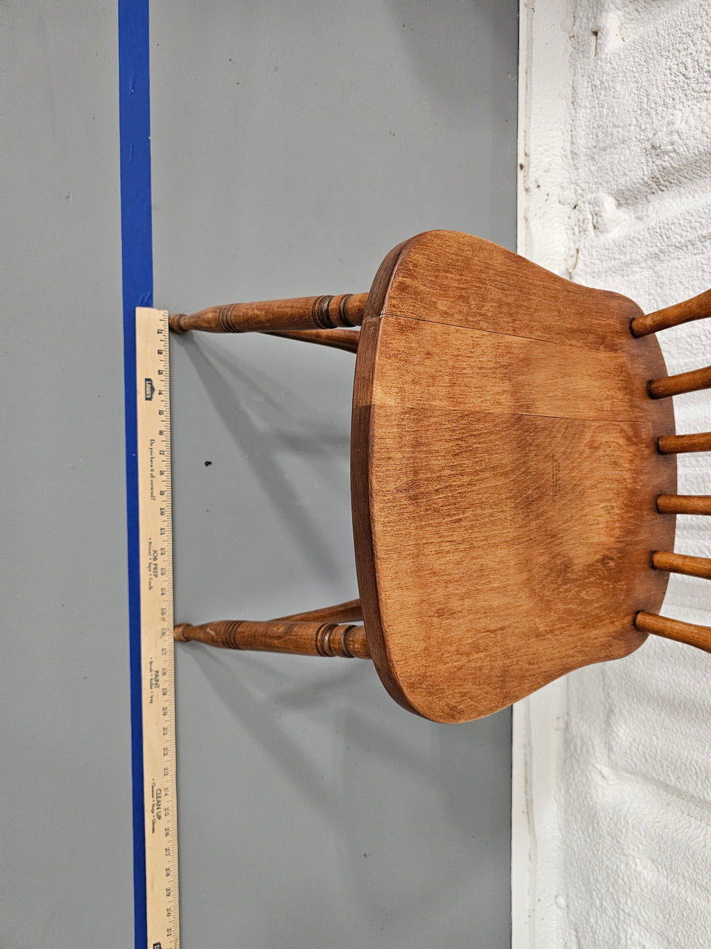 Vintage Sprague & Carleton Solid Maple Spindle-Back Side Chair