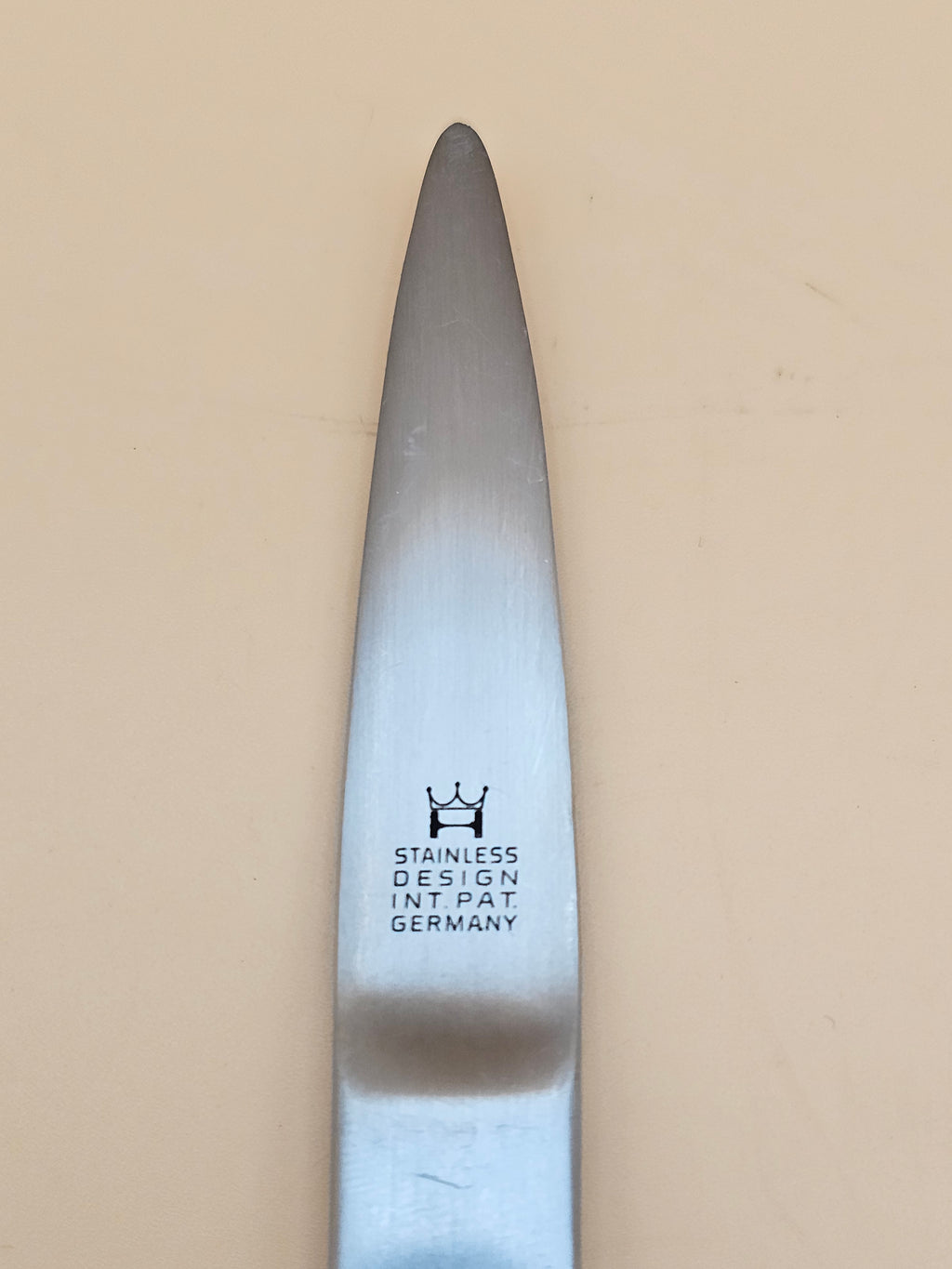 Vintage Aachen Germany Design Stainless Steel Letter Opener – 6.75"