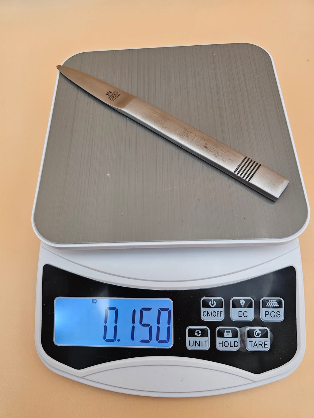 Vintage Aachen Germany Design Stainless Steel Letter Opener – 6.75"