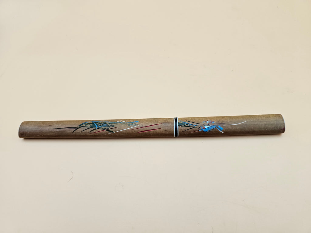 Vintage Japanese Wood Sheath Letter Opener Knife – 10.5 in. – Marked Japan