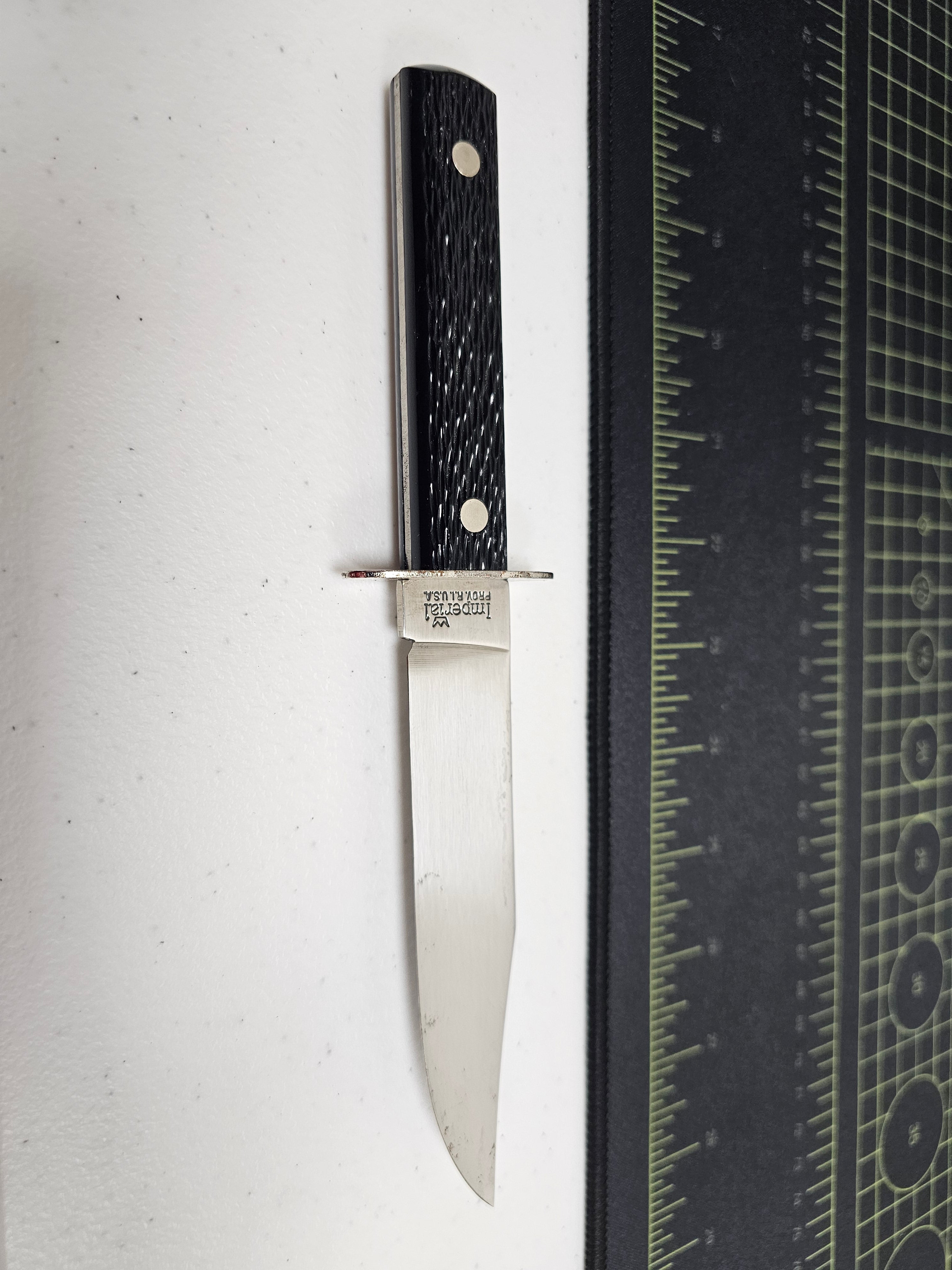 Vintage Imperial Fixed Blade Hunting Knife 9" – Providence RI USA