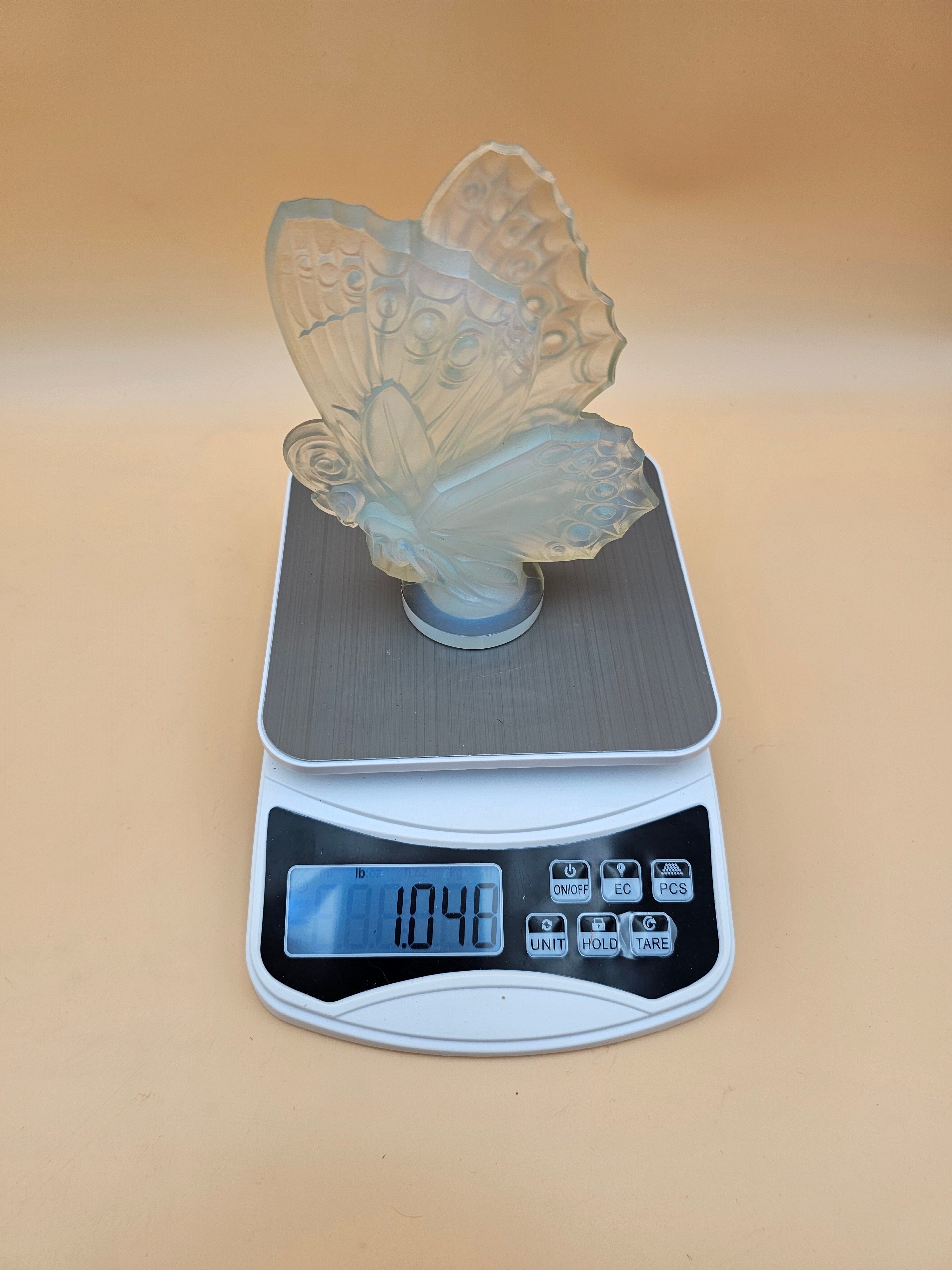Sabino France Opalescent Glass Butterfly Sculpture – 6 Inch