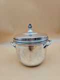 Vintage Friedman Silver Co. Silver Plate Vacuum Insulated Ice Bucket with Lid