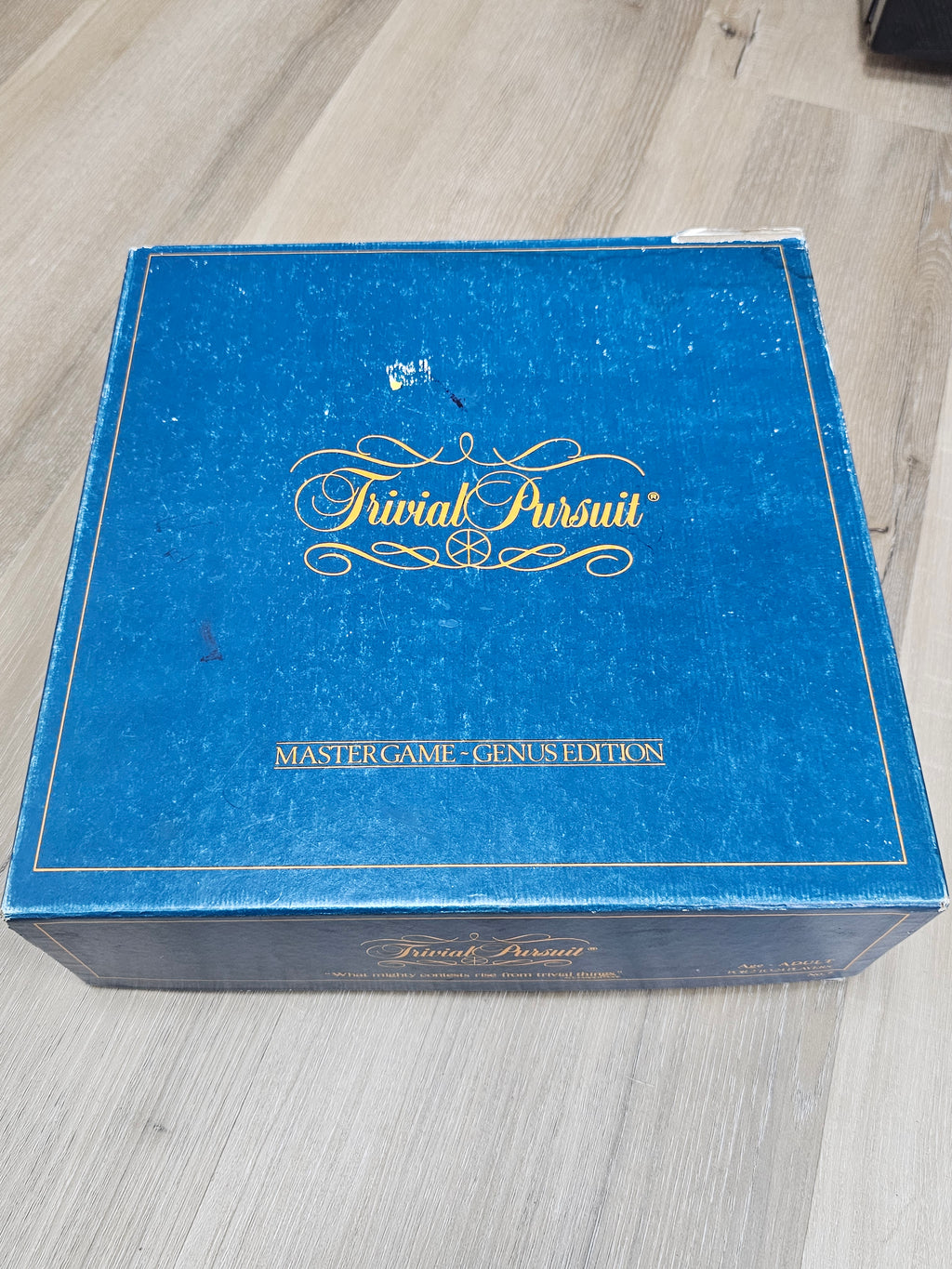 Vintage 1980s Trivial Pursuit Master Game Genus Edition Board Game