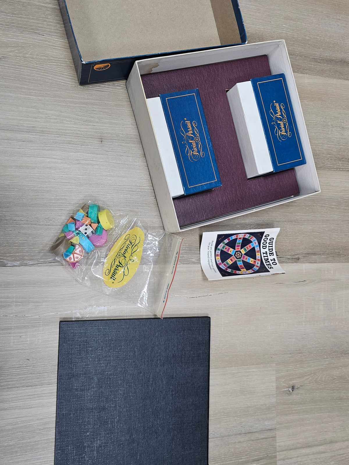 Vintage 1980s Trivial Pursuit Master Game Genus Edition Board Game