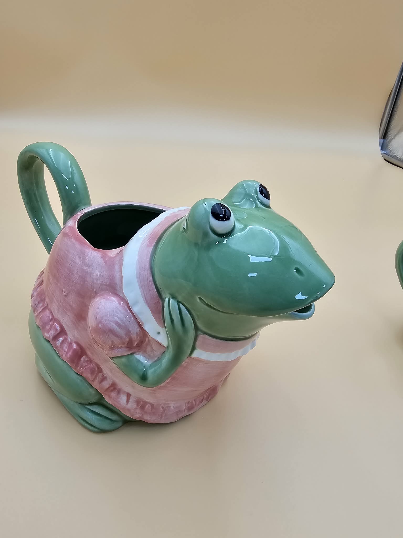 Vintage Otagiri Mary Ann Baker Frog Tea Set – Teapot, Creamer & Sugar Bowl