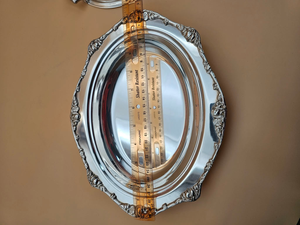 Vintage Silver-Plated Oval Covered Vegetable Serving Dish – Arthur A. Everts Jewelers Label