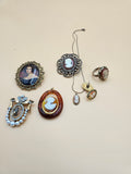 Lots of cameo jewelry