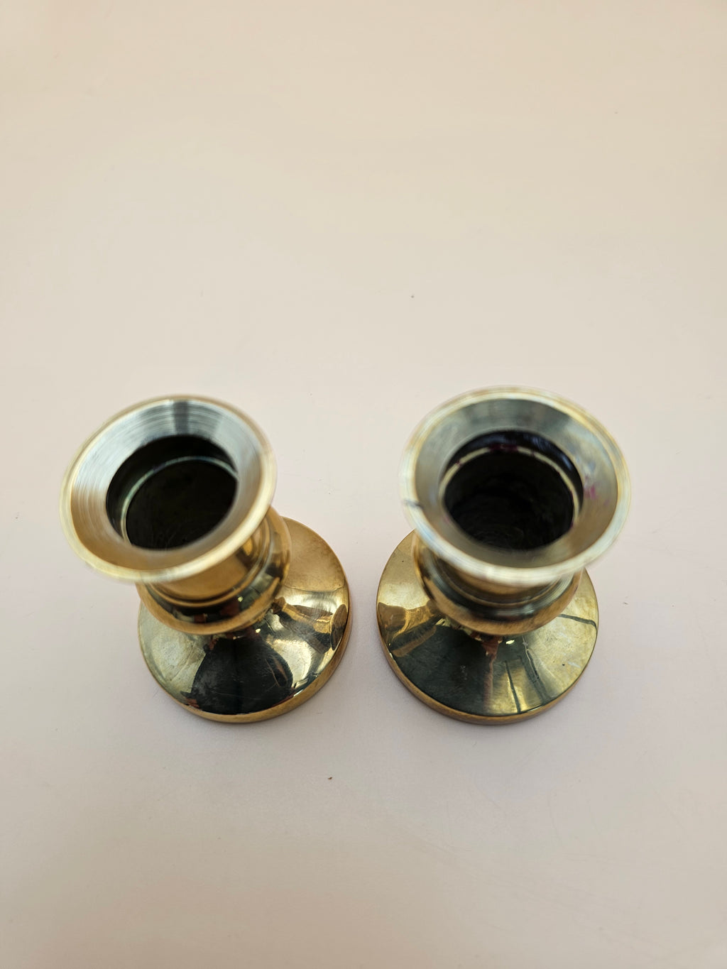 Candle holder solid brass