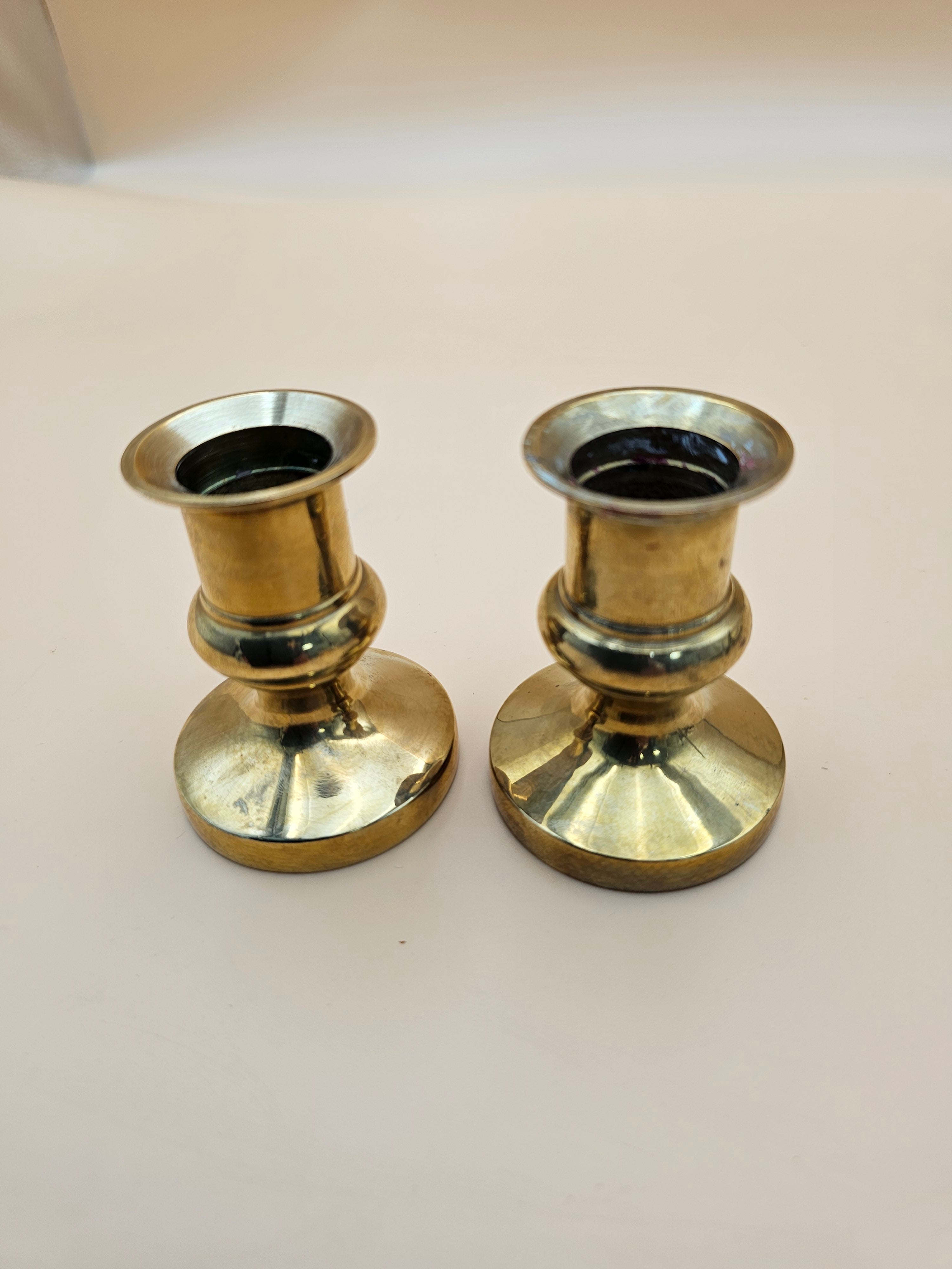 Candle holder solid brass