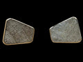 Vintage Jonas Koch 14K Two-Tone Gold Modernist Cufflinks, 13.33g