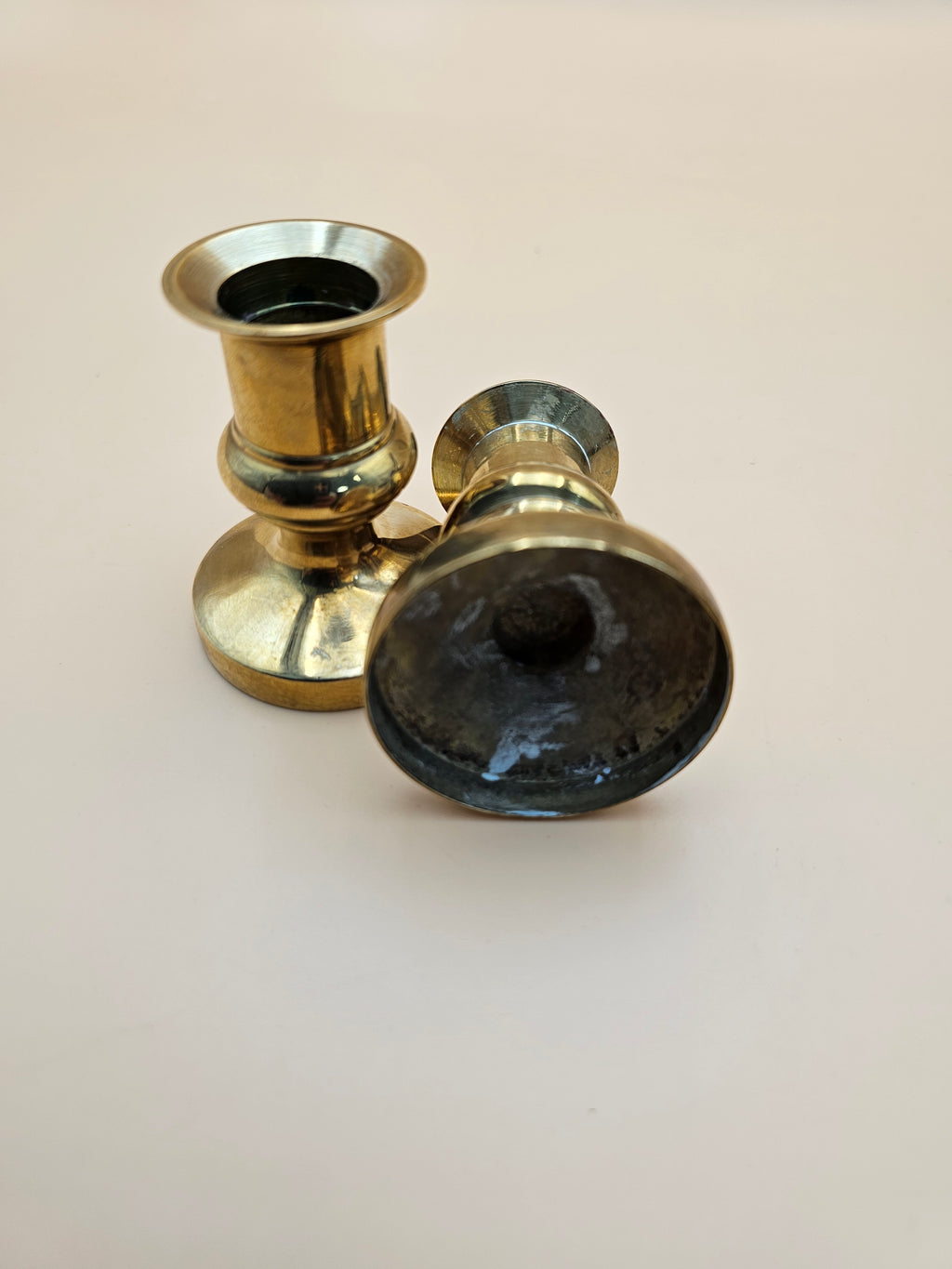 Candle holder solid brass