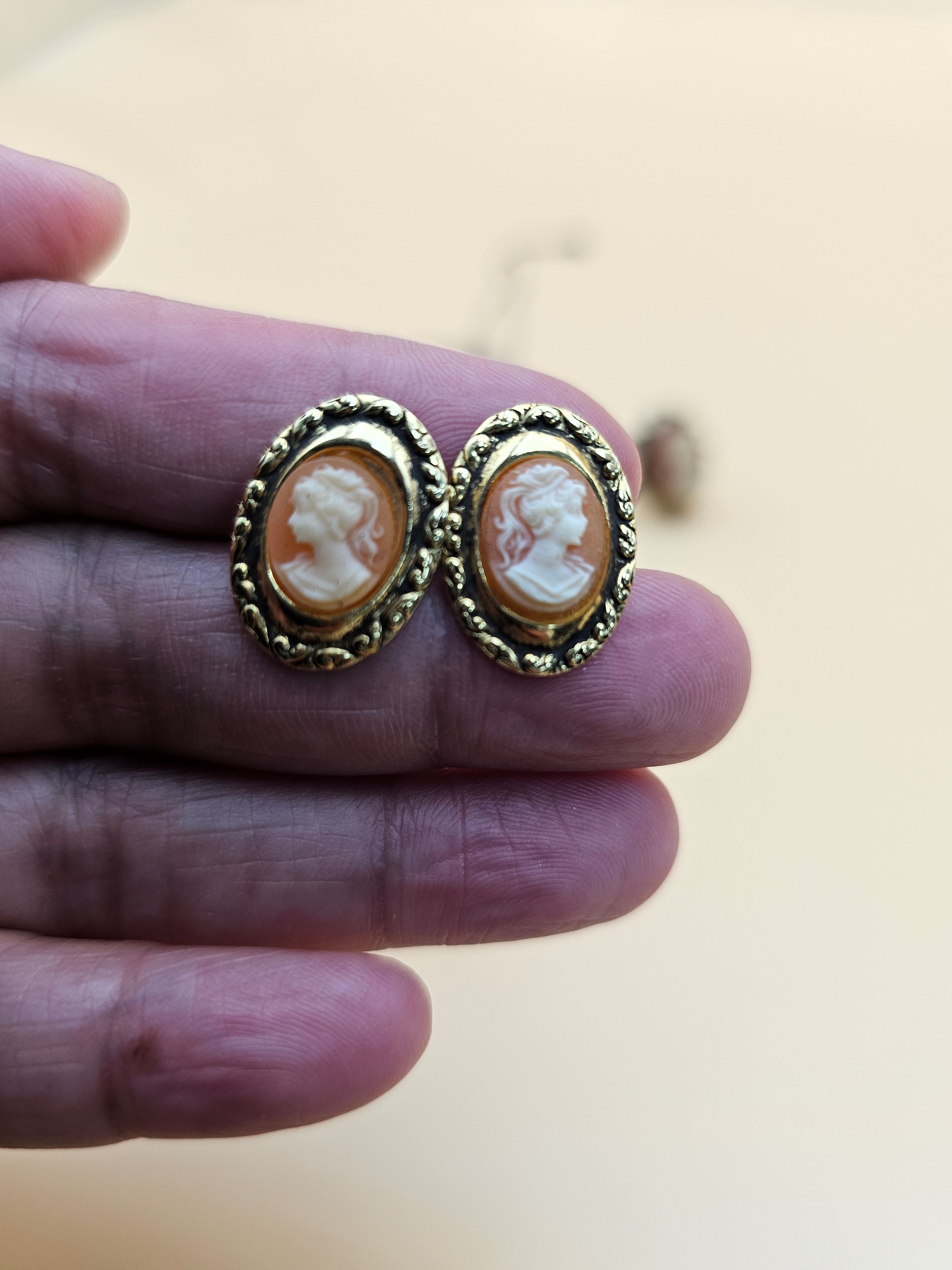 Lots of cameo jewelry
