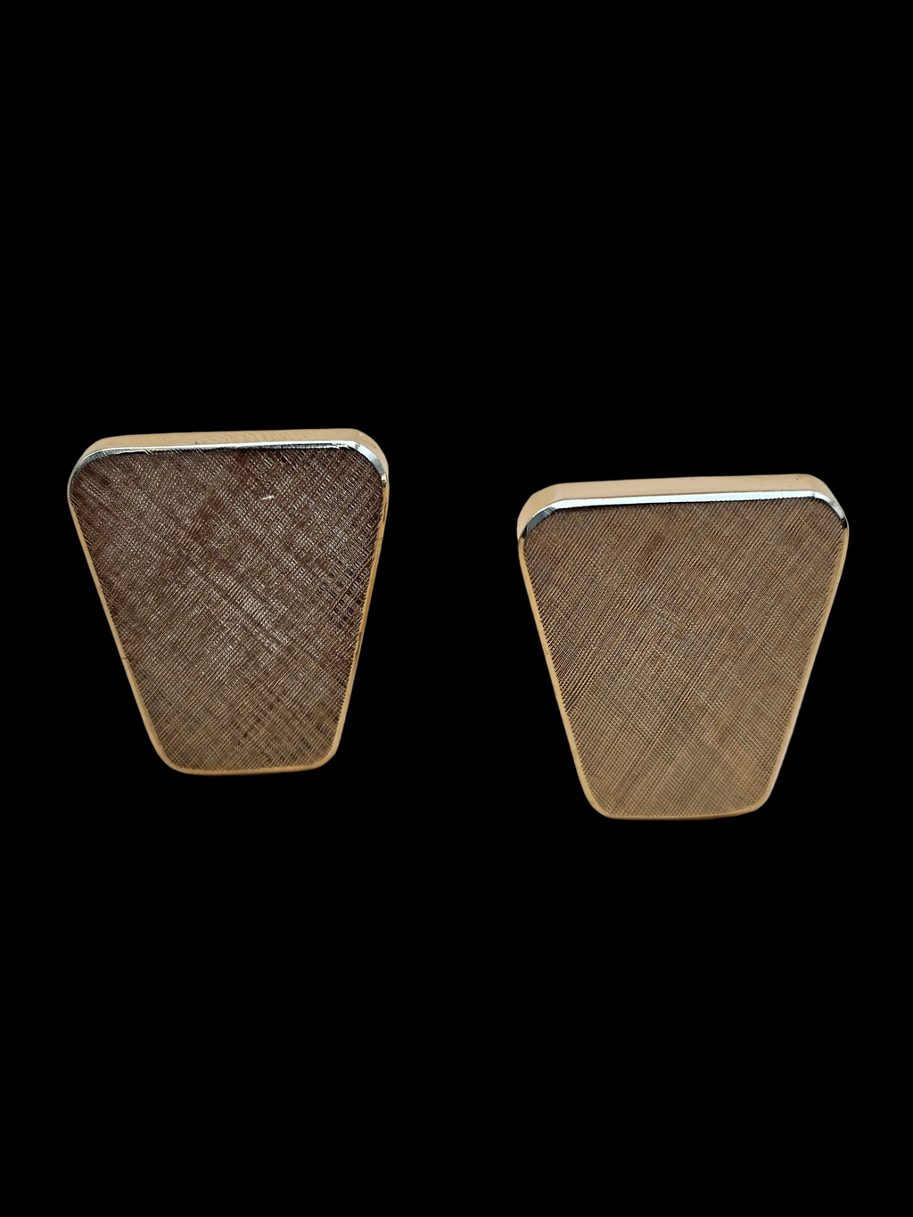 Vintage Jonas Koch 14K Two-Tone Gold Modernist Cufflinks, 13.33g